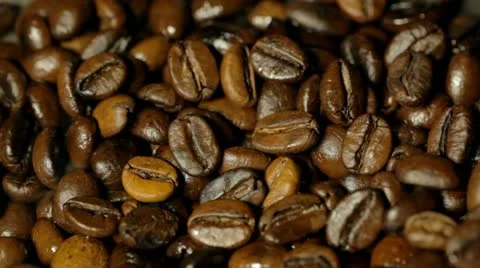 Roasting coffee Stock Footage