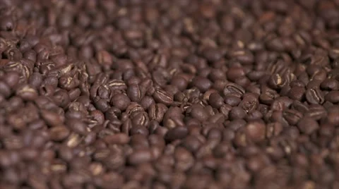 Roasting Coffee slow motion in 4K Video stock 61044152