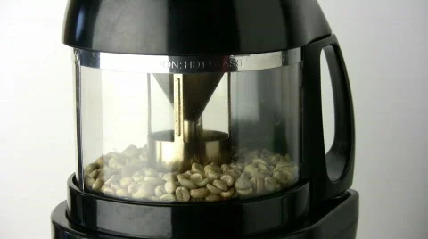 Roasting Coffee Timelapse Stock Footage 114220