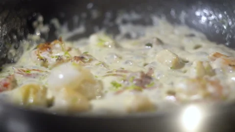 Roasting seafood 5 Stock Footage 108468730