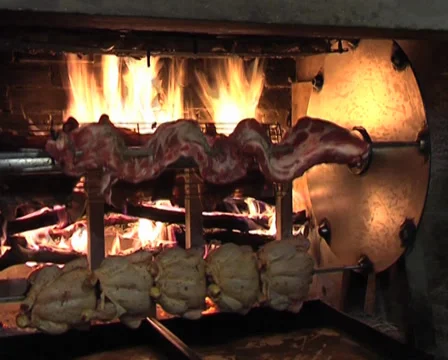 Roasting Spit Video stock 35338776