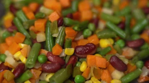 Roasting tasty vegetables, high quality  Stock Footage 58812743