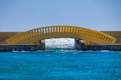 Roatan Bridge Stock Photos