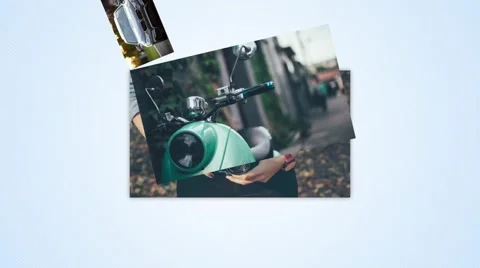 Roatating Photo Logo Opener After Effects stock