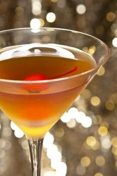 Rob roy cocktail Stock Photos