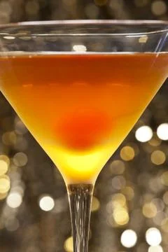 Rob roy cocktail Stock Photos