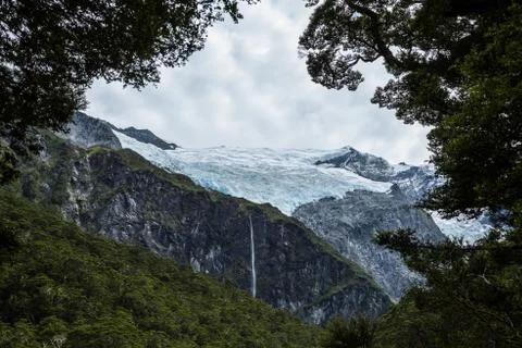 Rob Roy Glacier Viewpoint Stock Photos