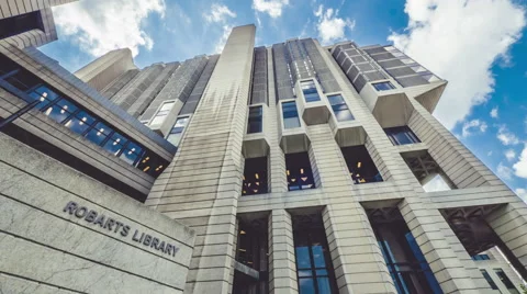 Robarts Library University Toronto UofT Wide Timelapse 스톡 동영상 50918332