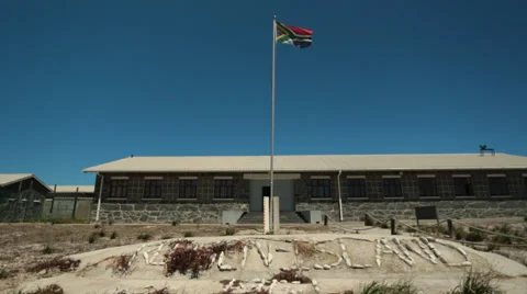 Robben Island Prison Precinct Video stock 33293818