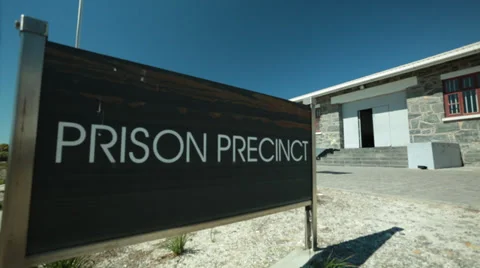 Robben Island signboard Video stock 33294137
