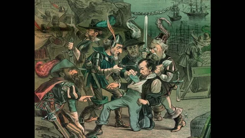 Robber Barons, 19th Century Stock Footage 139066780
