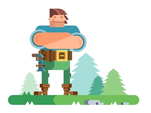 Robber man character 스톡 일러스트