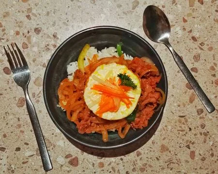 Robbun Beef Rice Stock Photos