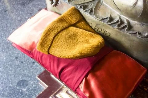 Robe (of a buddhist monk) Stock Photos