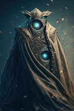 Robe of eyes Stock Illustration