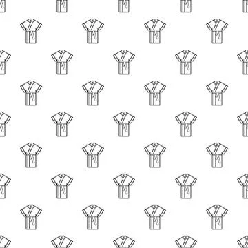 Robe pattern vector seamless Stock Illustration