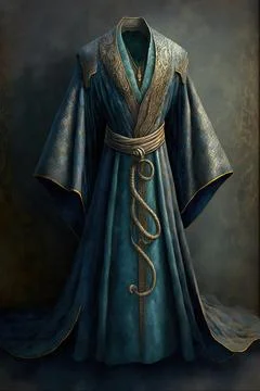 Robe of serpents Stock Illustration