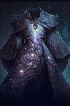 Robe of stars Stock Illustration