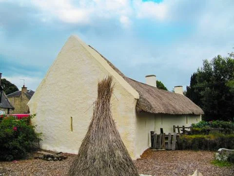 Robert Burns Cottage Stock Photos