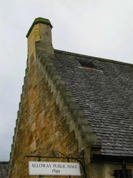 Robert Burns Cottage Stock Photos