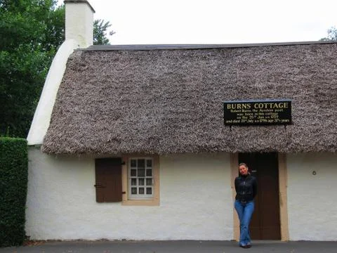 Robert Burns Cottage Stock Photos