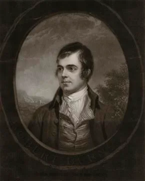 Robert Burns Stock Illustration
