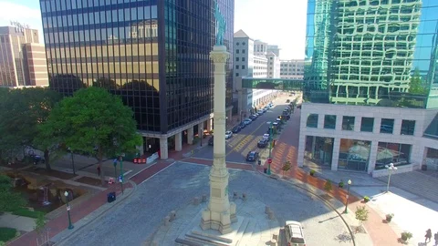 Robert E Lee Confederate Statue Norfolk Virginia Video stock 80266115