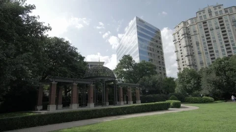 Robert E. Lee Park in Arlington, Texas Stock Footage 82284862
