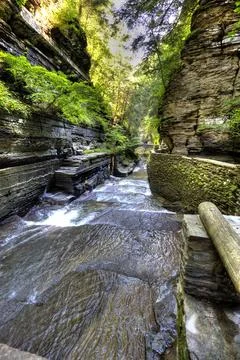 Robert E Treman State Park, New York Stock Photos