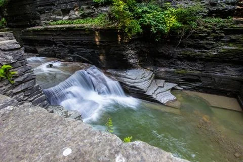 Robert E Treman State Park, New York Stock Photos