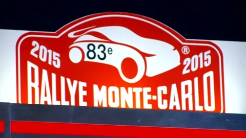 Robert KUBICA - Formula 1 driver - at the 2015 Rallye MONTE CARLO 動画素材 153654965
