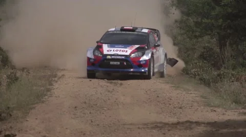 Robert Kubica in slow motion Stock Footage 40017213