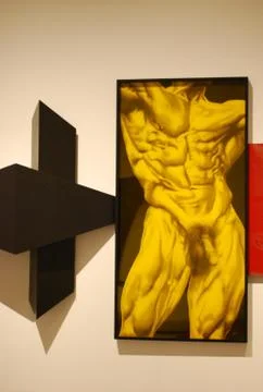 Robert longo at ccb Foto stock