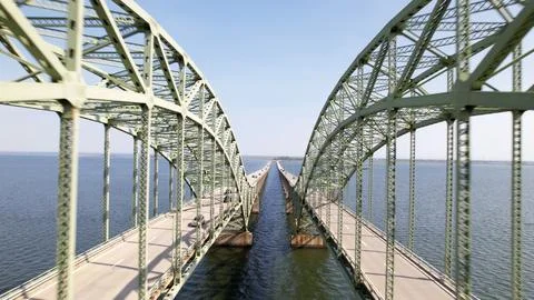 Robert Moses Bridge Foto stock