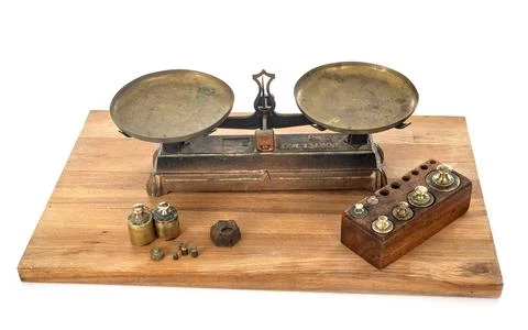 Roberval balance in studio Stock Photos