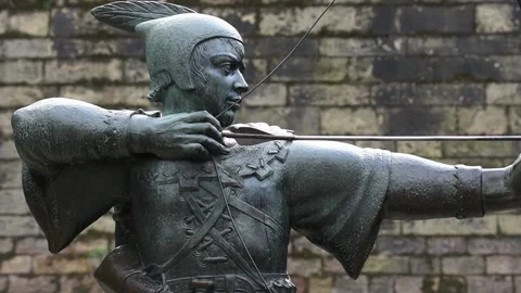 Robin Hood in Nottingham  Vídeos de archivo 141343668