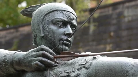 Robin Hood in Nottingham  Vídeos de archivo 141343678
