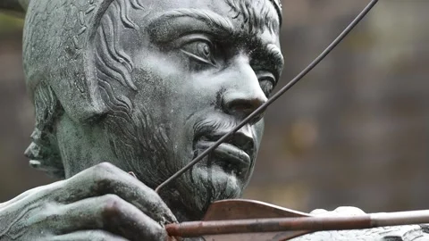 Robin Hood in Nottingham Vídeos de archivo 141343727