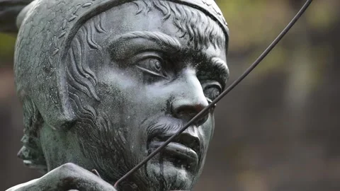 Robin Hood in Nottingham Vídeos de archivo 141343794