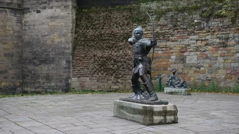 Robin Hood in Nottingham  Vídeos de archivo 141692584