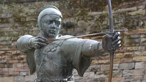 Robin Hood in Nottingham  Vídeos de archivo 152175943
