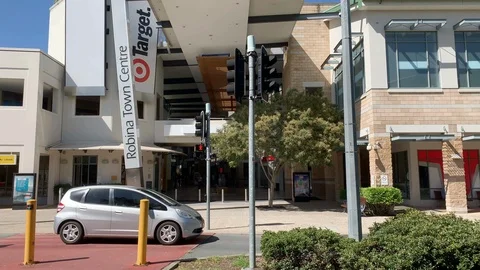 Robina, QLD/Australia - APRIL 07 2019 - Robina Town Centre Shopping complex. Stock Footage 106274620