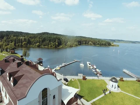 Robinson club view Video stock 84984837
