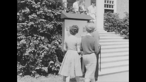 Robinson works as field representative and helps civilians - 1950-1960 Stock Footage 99029499