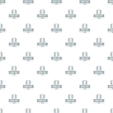 Robo chip pattern seamless 스톡 일러스트