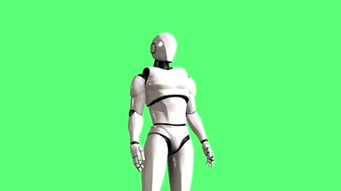 ROBO WITH FORWARD MOVEMENTS Stock Footage 263482530