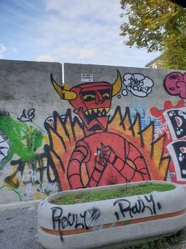 Robo hell Foto stock