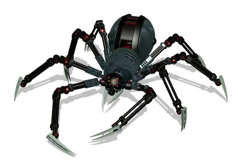 Robo-Spider Stock Illustration