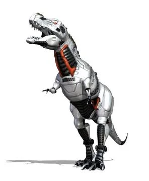 Robodinosaur Stock Illustration