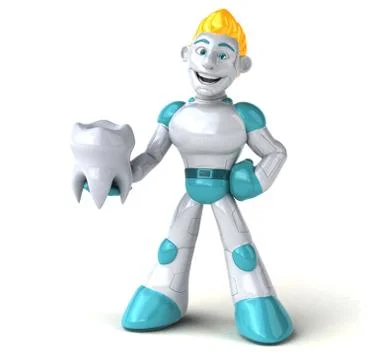 Robot - 3D Illustration Stock Illustration